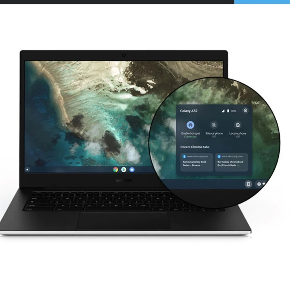 SAMSUNG GALAXY CHROMEBOOK GO - 32GB - SI -